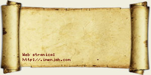 Andreja Bzeničanin vizit kartica